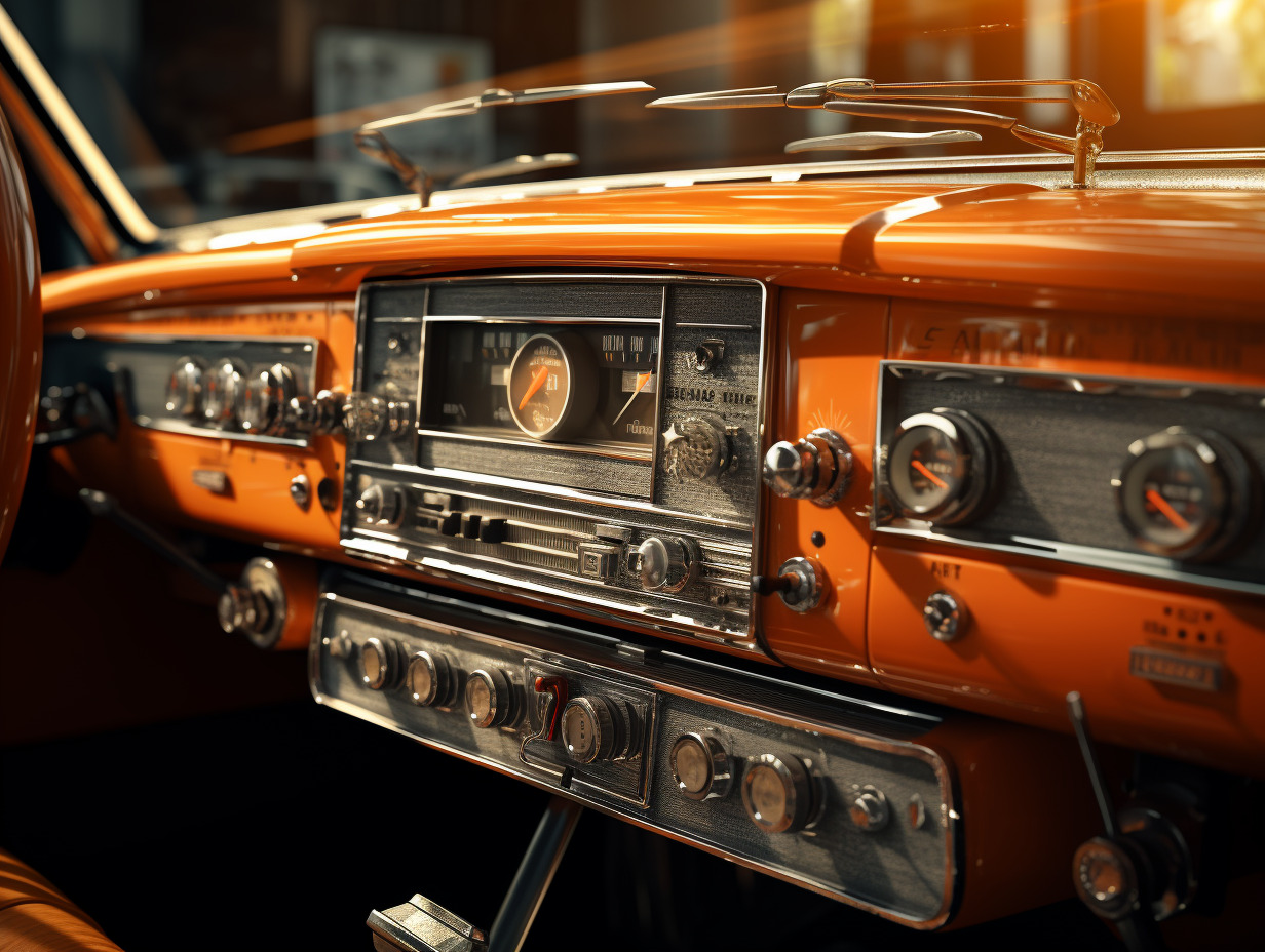 branchement autoradio vintage