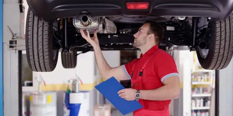 Contrôle technique d'une voiture