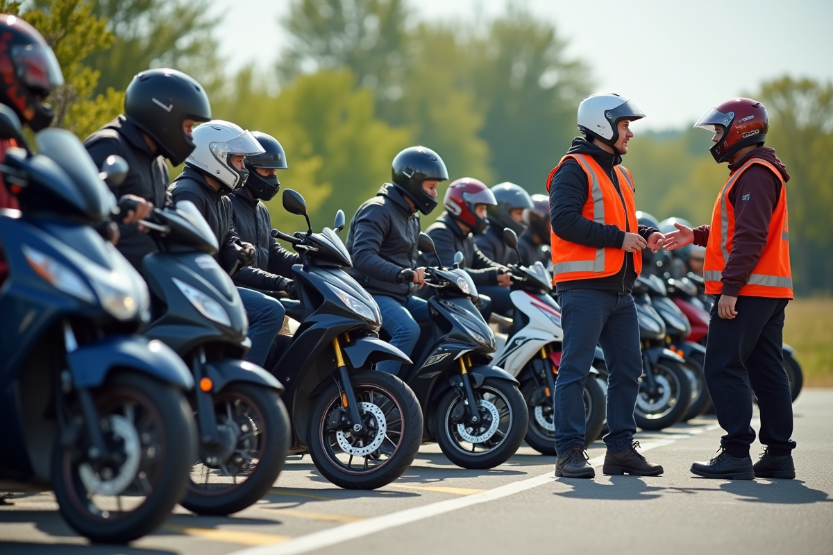 moto début