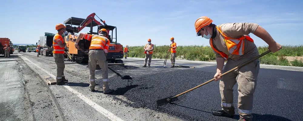 un chantier sur la chaussée obligations et réglementation